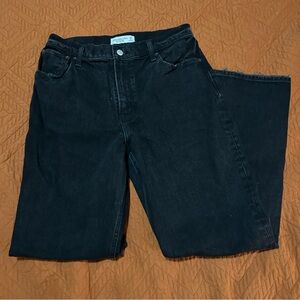 Abercrombie & Fitch High Rise Black Jeans